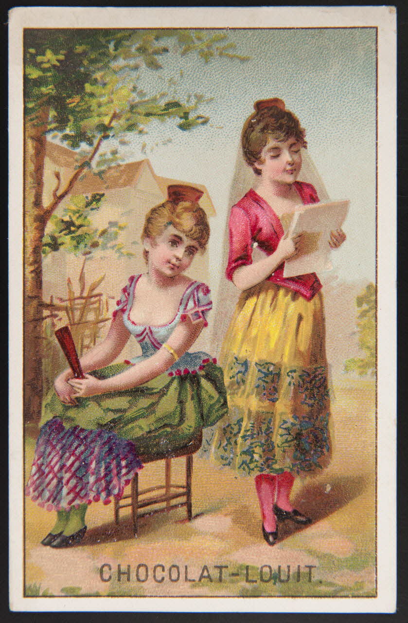 Gombert carte réclame chromo Paris 1890-1914 1995.1.3624.3 Photo