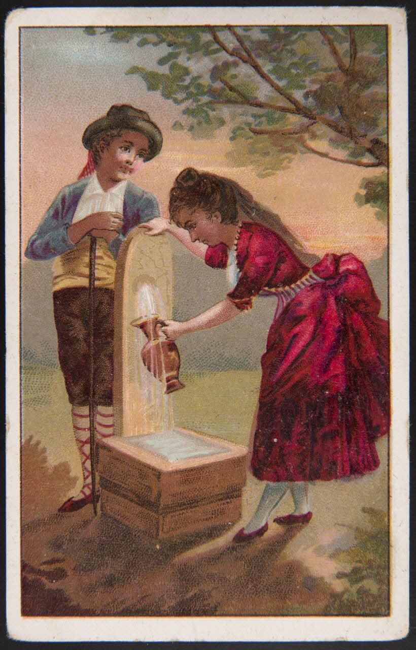 Gombert carte réclame chromo Paris 1890-1914 1995.1.3624.4 Photo