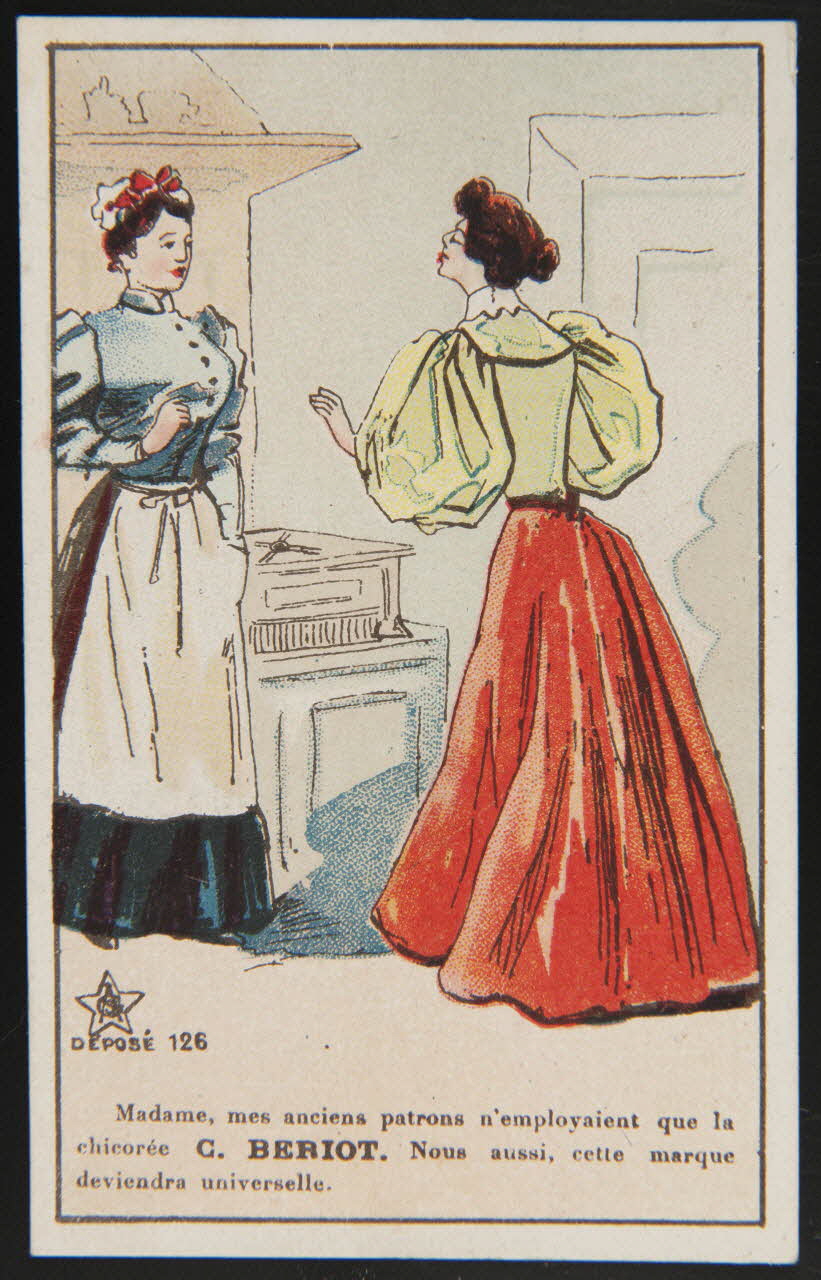 Gombert carte réclame chromo Halluin 1890-1914 1995.1.3632.4 Photo