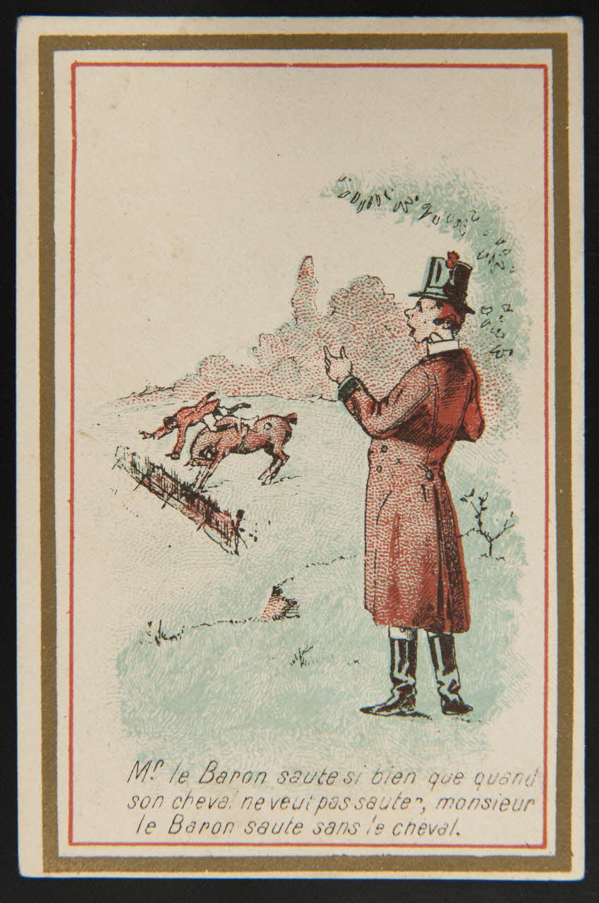 Gombert carte réclame chromo Paris 1890-1914 1995.1.3634.5 Photo