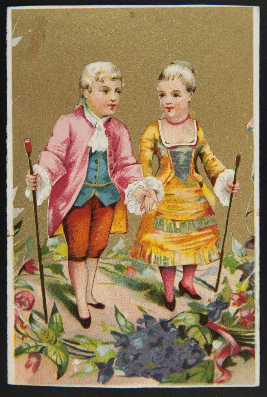 Gombert (éditeur), Dietsh P. carte réclame chromo Paris 1890-1914 1995.1.3642.1 Photo