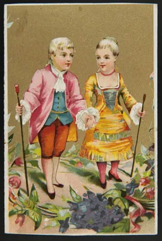 Gombert (éditeur), Dietsh P. carte réclame chromo Paris 1890-1914 1995.1.3642.1 Photo
