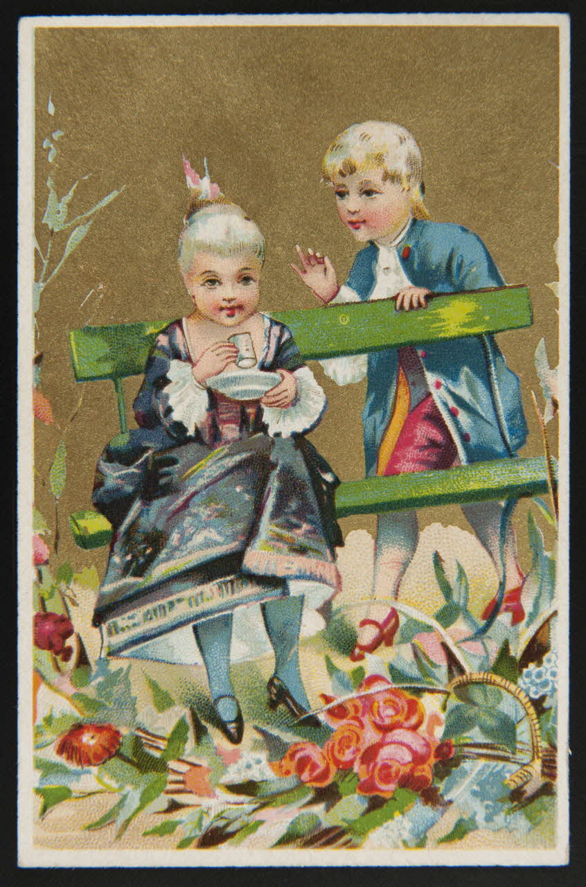 Gombert (éditeur), Dietsh P. carte réclame chromo Paris 1890-1914 1995.1.3642.2 Photo