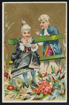 Gombert (éditeur), Dietsh P. carte réclame chromo Paris 1890-1914 1995.1.3642.2 Photo