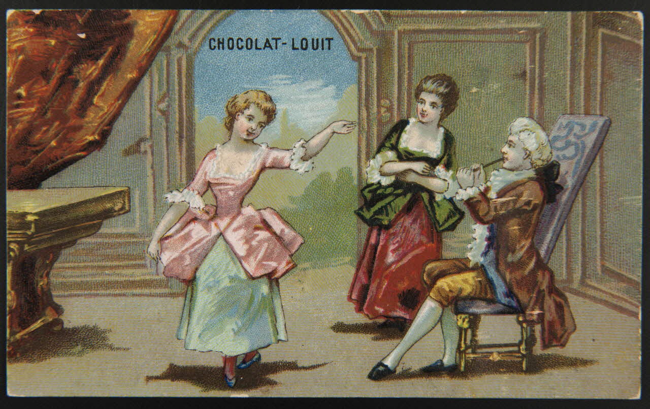 Gombert carte réclame chromo Paris 1890-1914 1995.1.3643.1 Photo