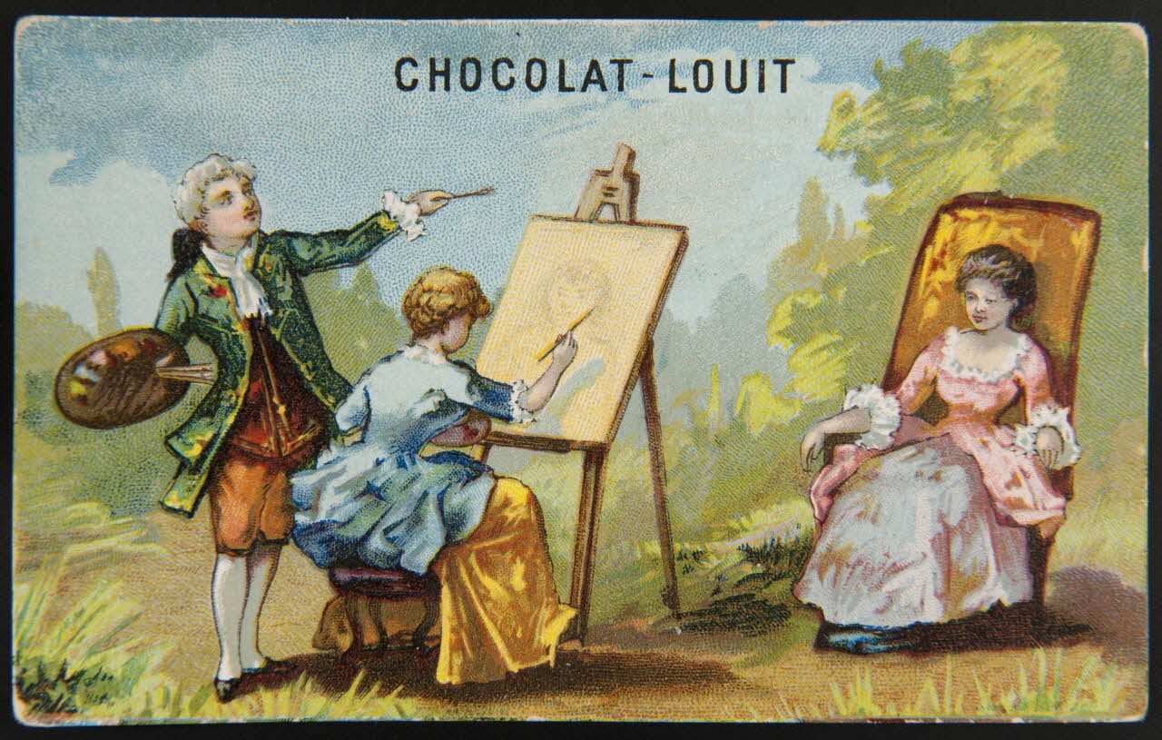 Gombert carte réclame chromo Paris 1890-1914 1995.1.3643.4 Photo