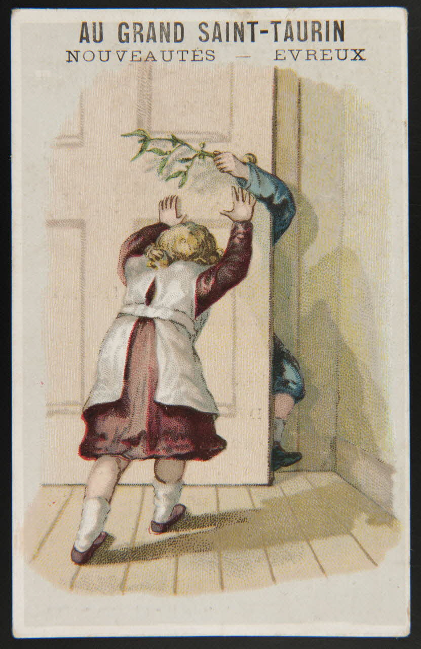 Gombert (éditeur), Rousseaux G. carte réclame chromo Paris 1890-1914 1995.1.3647.1 Photo