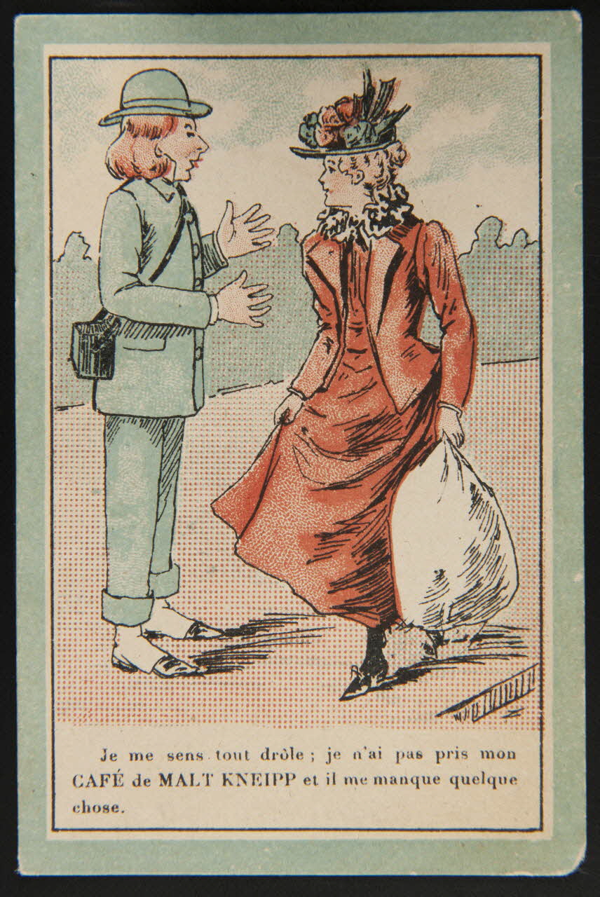 Gombert carte réclame chromo Halluin 1890-1914 1995.1.3653.2 Photo