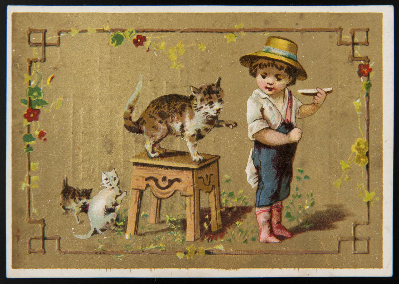 Gombert (éditeur), lessertisseux carte réclame chromo Paris 1890-1914 1995.1.3655.1 Photo