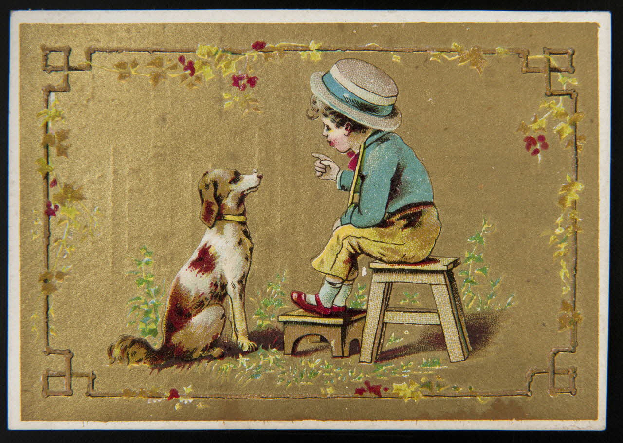 Gombert (éditeur), lessertisseux carte réclame chromo Paris 1890-1914 1995.1.3655.2 Photo