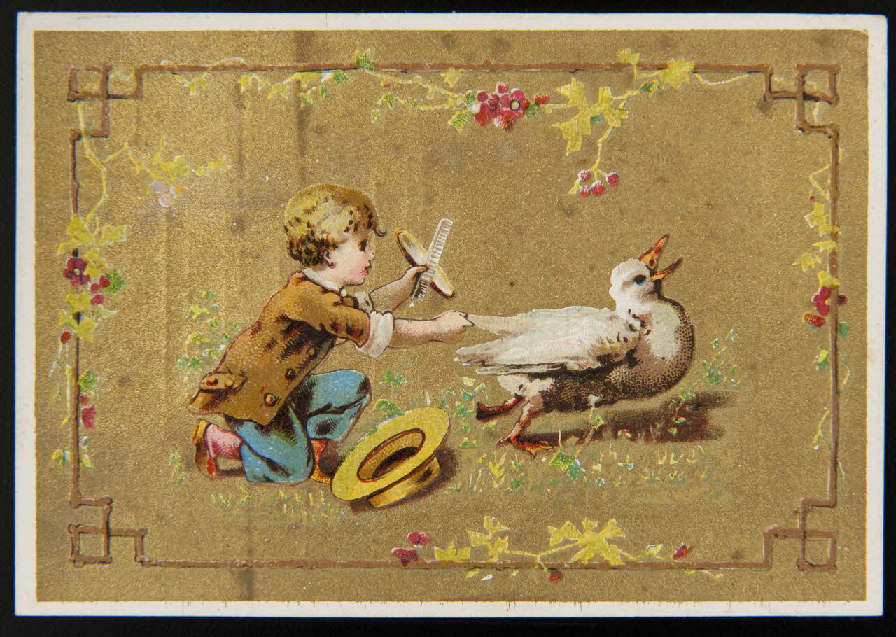 Gombert (éditeur), lessertisseux carte réclame chromo Paris 1890-1914 1995.1.3655.3 Photo