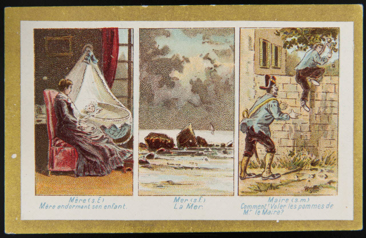 Gombert carte réclame chromo Paris 1890-1914 1995.1.3656.10 Photo