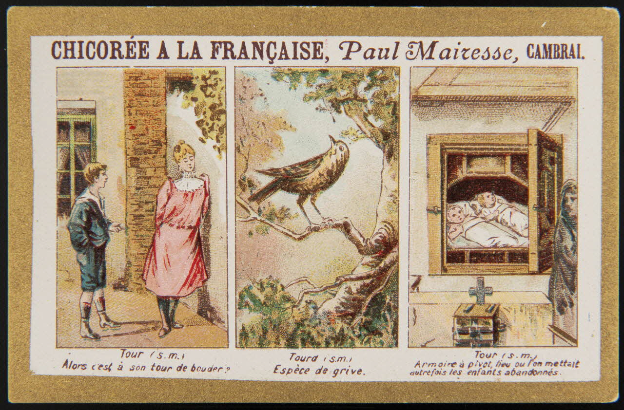 Gombert carte réclame chromo Halluin 1890-1914 1995.1.3656.15 Photo