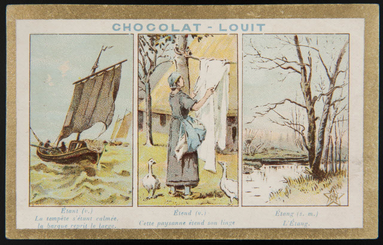 Gombert carte réclame chromo Paris 1890-1914 1995.1.3656.5 Photo