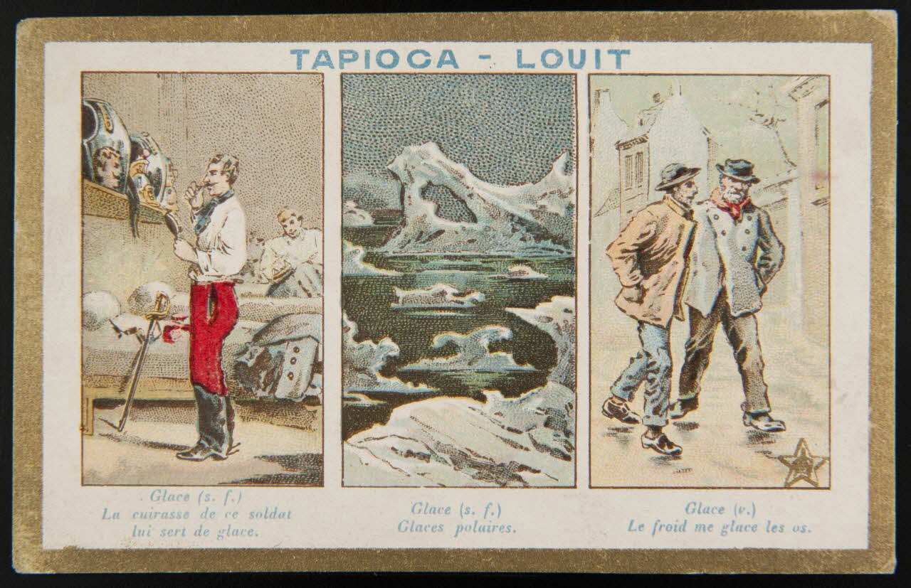 Gombert carte réclame chromo Halluin 1890-1914 1995.1.3656.7 Photo