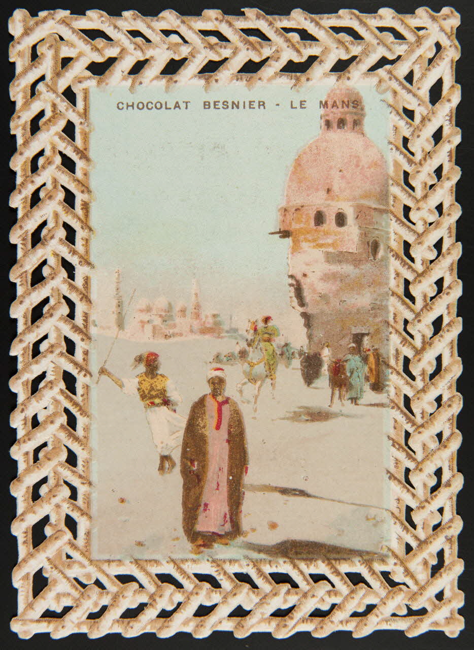 Gombert carte réclame chromo Paris 1890-1914 1995.1.3661.1 Photo