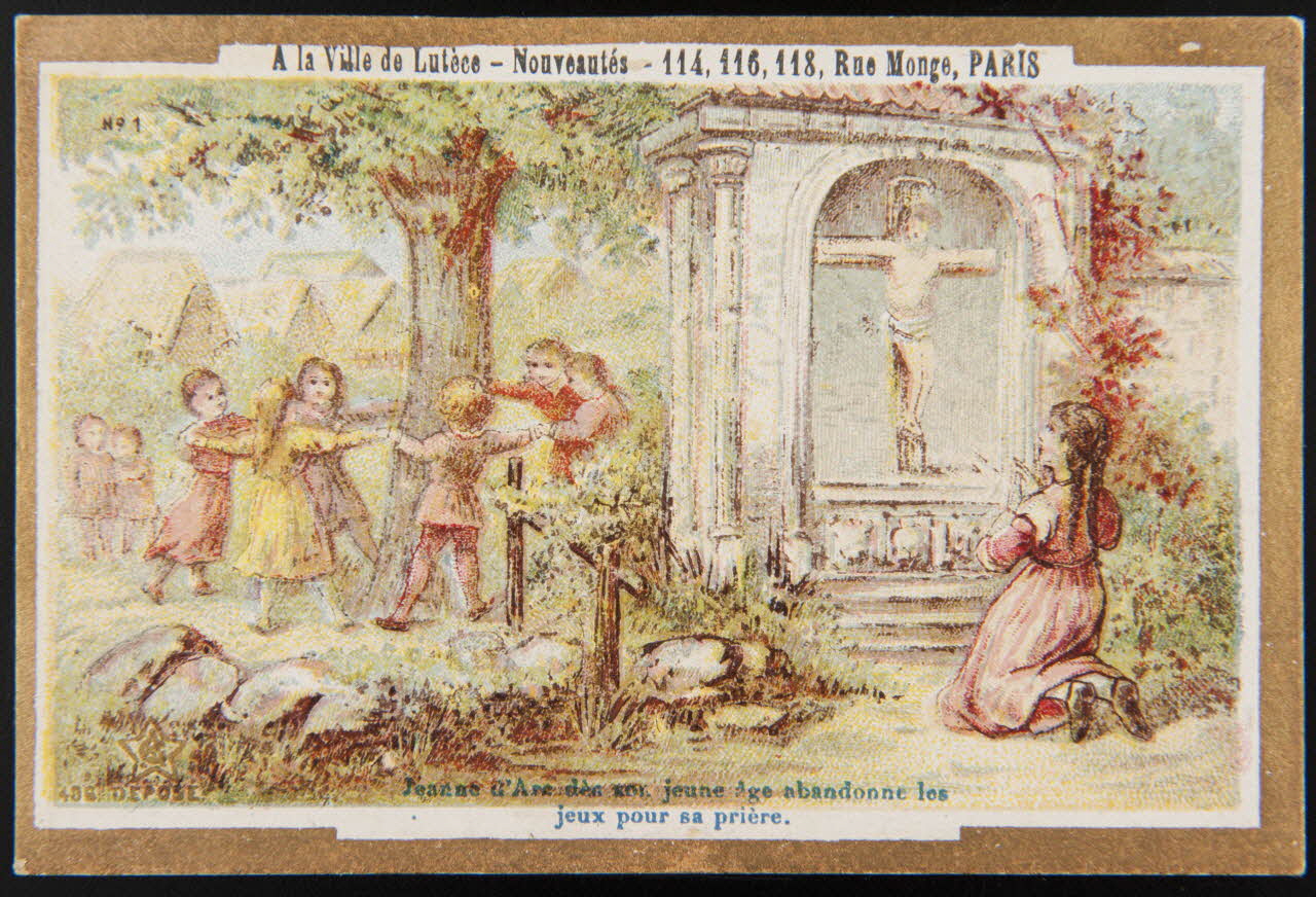 Gombert carte réclame chromo Halluin 1890-1914 1995.1.3662.1 Photo