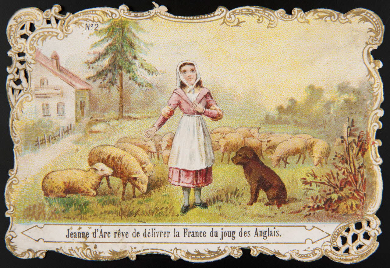 Gombert carte réclame chromo Halluin 1890-1914 1995.1.3662.2 Photo