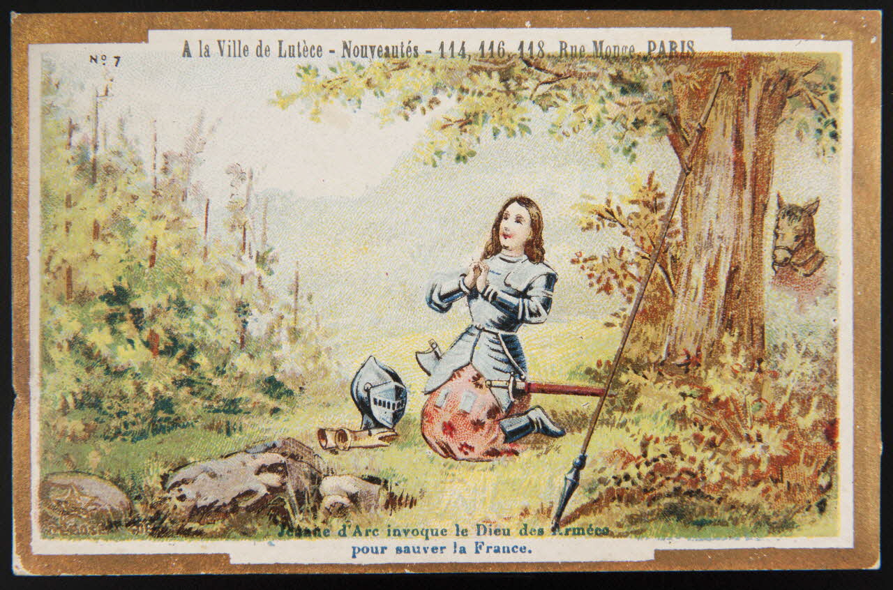 Gombert carte réclame chromo Halluin 1890-1914 1995.1.3662.8 Photo