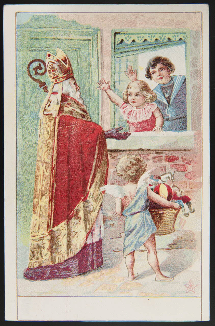 Gombert carte réclame chromo Paris 1890-1914 1995.1.3664.2 Photo