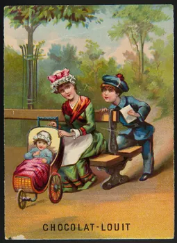 Gombert carte réclame chromo Paris 1890-1914 1995.1.3666.2 Photo