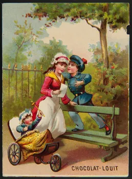 Gombert carte réclame chromo Paris 1890-1914 1995.1.3666.3 Photo