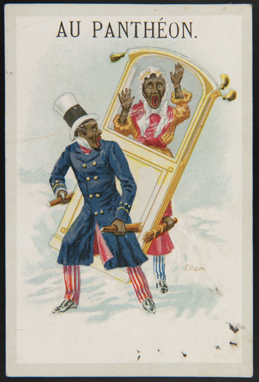 Ellam ; Gombert carte réclame chromo Paris 1890-1914 1995.1.3668.1 Photo