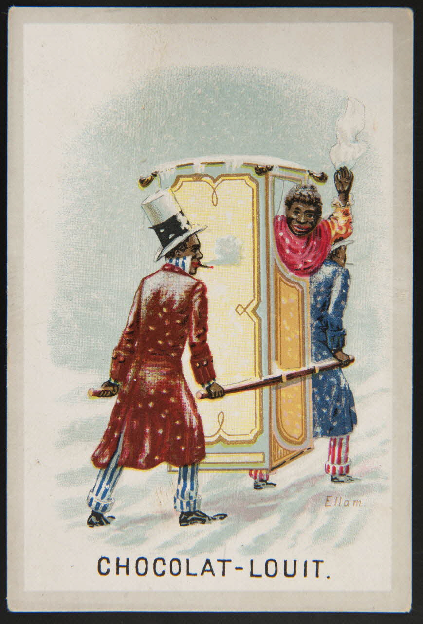 Ellam ; Gombert carte réclame chromo Paris 1890-1914 1995.1.3668.2 Photo