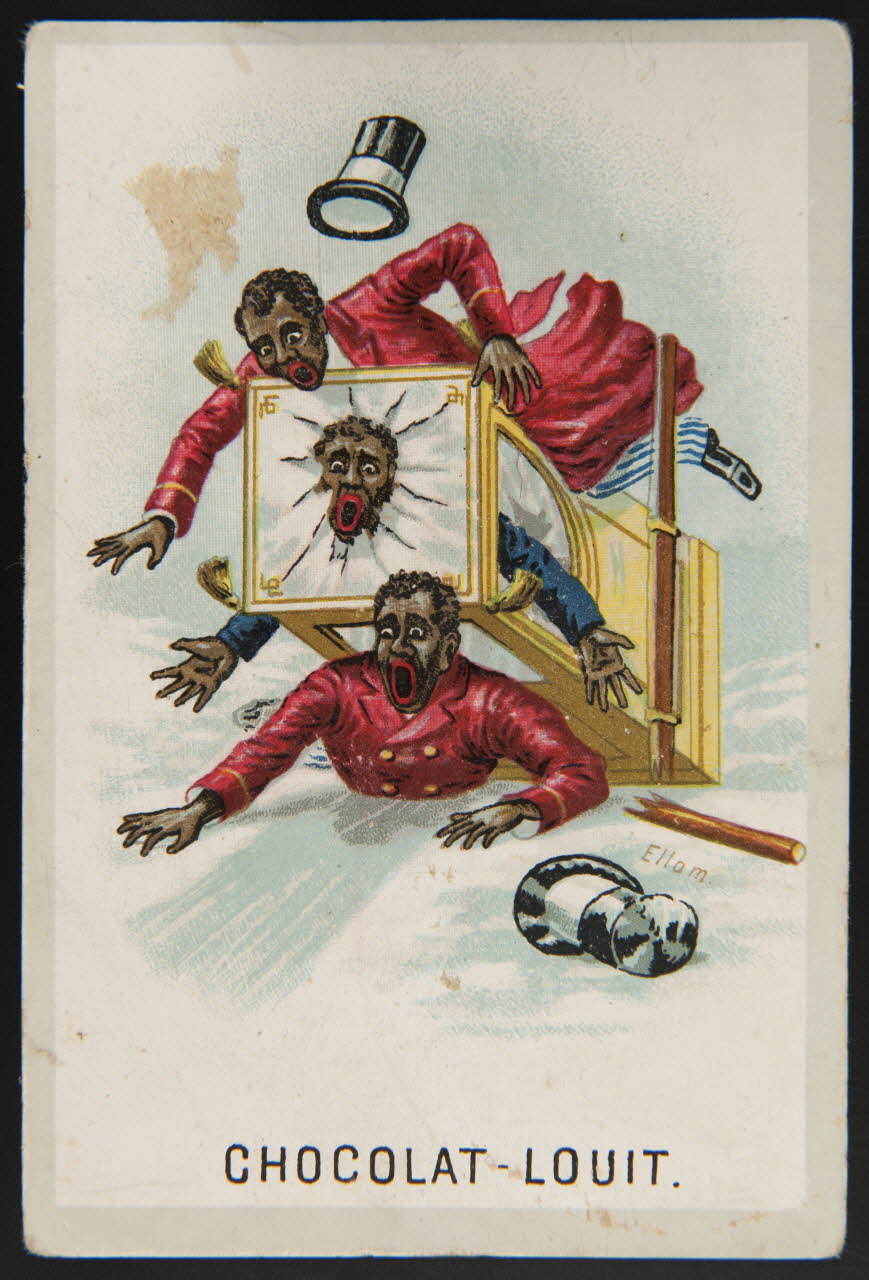 Ellam ; Gombert carte réclame chromo Paris 1890-1914 1995.1.3668.3 Photo