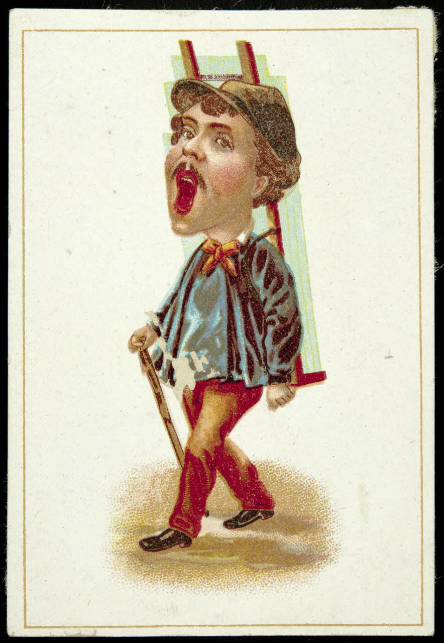 Gombert carte réclame chromo Paris 1890-1914 1995.1.3682.1 Photo