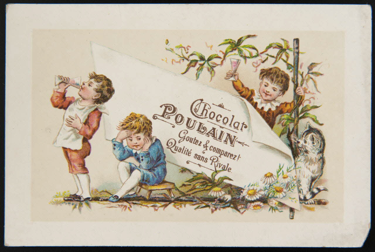 Gombert carte réclame chromo Paris 1890-1914 1995.1.3686.3 Photo