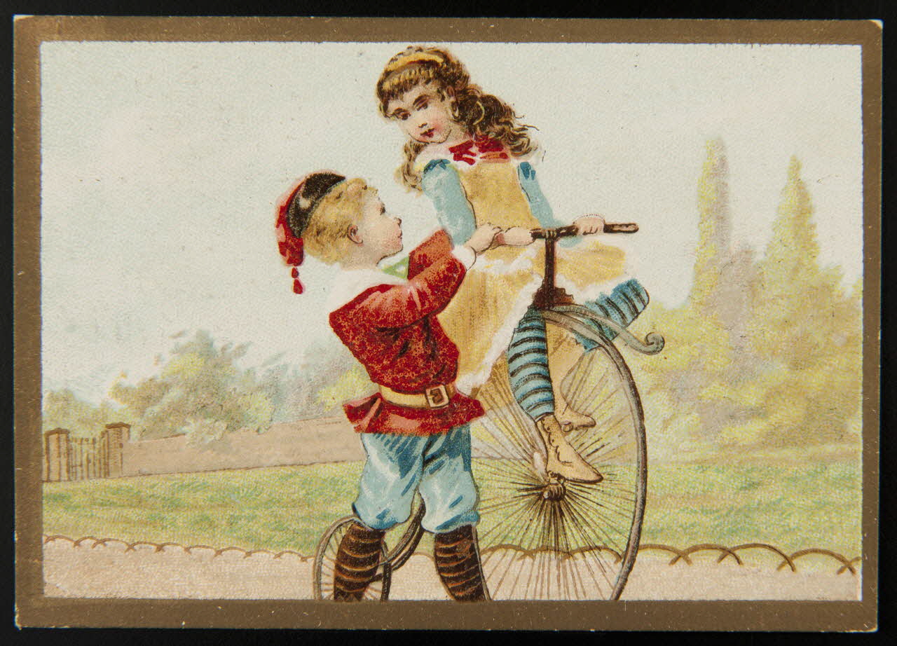 Gombert (éditeur), Tuck Raphaël carte réclame chromo Paris 1890-1914 1995.1.3688.1 Photo