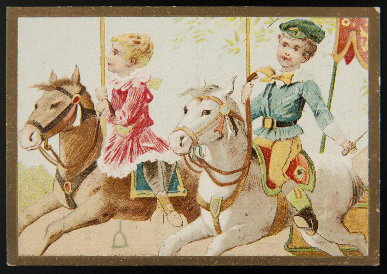 Gombert (éditeur), Tuck Raphaël carte réclame chromo Paris 1890-1914 1995.1.3688.3 Photo
