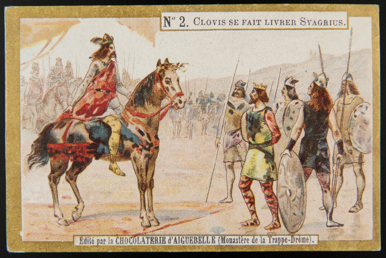 Gombert / Editions de la Chocolaterie d'Aiguebelle carte réclame chromo Aiguebelle 1890-1914 1995.1.3690.1 Photo