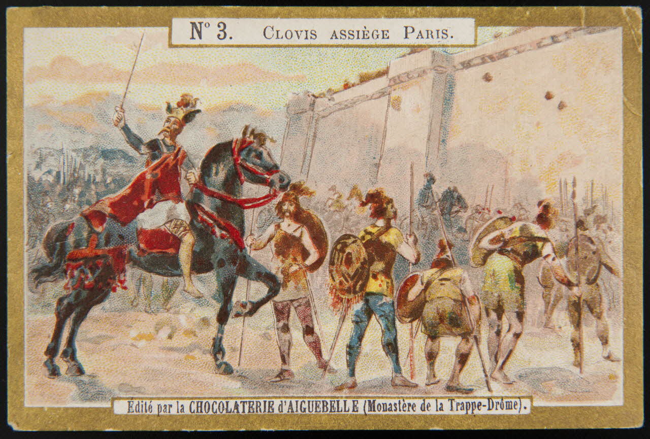 Gombert / Editions de la Chocolaterie d'Aiguebelle carte réclame chromo Aiguebelle 1890-1914 1995.1.3690.2 Photo