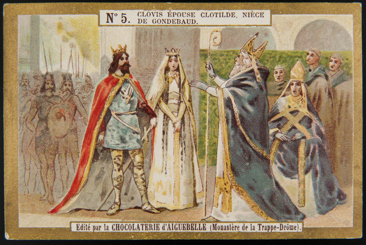 Gombert / Editions de la Chocolaterie d'Aiguebelle carte réclame chromo Aiguebelle 1890-1914 1995.1.3690.3 Photo