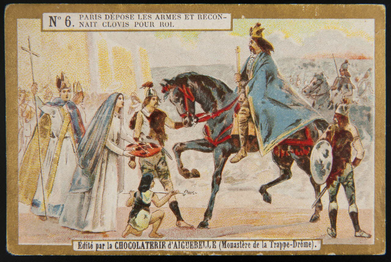 Gombert / Editions de la Chocolaterie d'Aiguebelle carte réclame chromo Aiguebelle 1890-1914 1995.1.3690.4 Photo