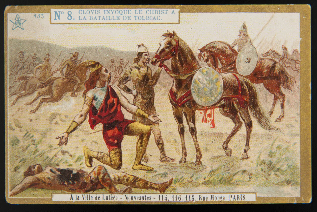 Gombert carte réclame chromo Halluin 1890-1914 1995.1.3690.5 Photo