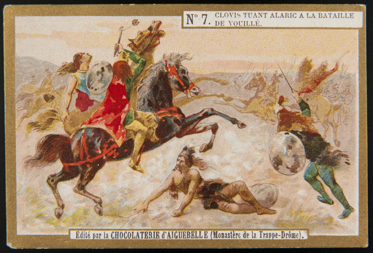 Gombert / Editions de la Chocolaterie d'Aiguebelle carte réclame chromo Aiguebelle 1890-1914 1995.1.3690.6 Photo