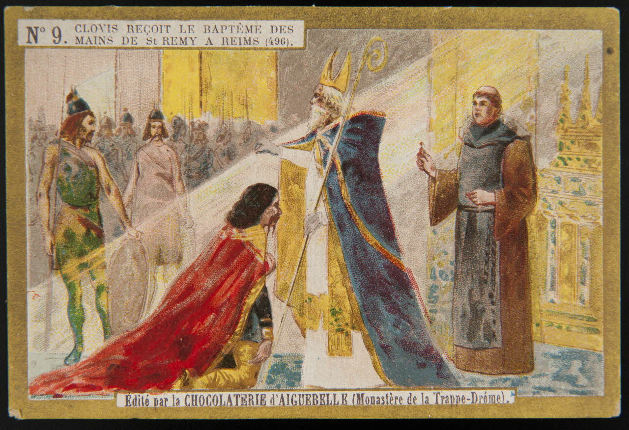 Gombert / Editions de la Chocolaterie d'Aiguebelle carte réclame chromo Aiguebelle 1890-1914 1995.1.3690.7 Photo