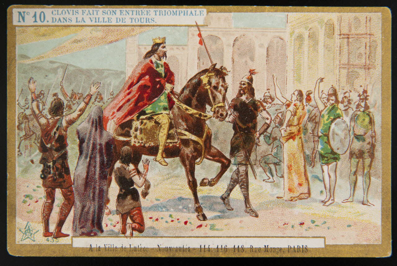 Gombert carte réclame chromo Halluin 1890-1914 1995.1.3690.8 Photo