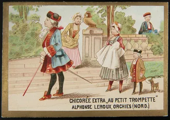 Gombert carte réclame chromo Paris 1890-1914 1995.1.3691.2  Photo
