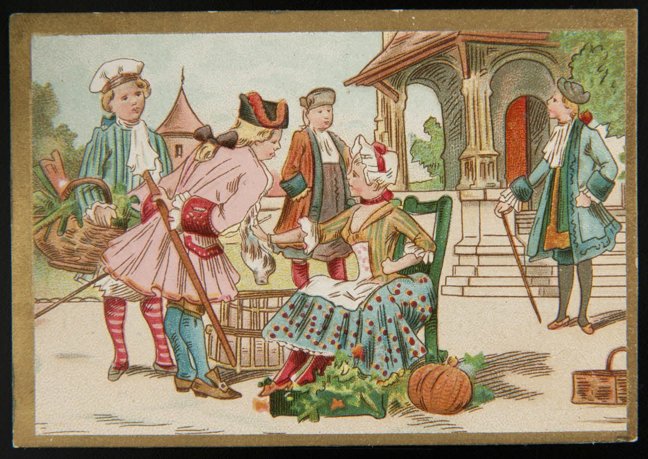 Gombert carte réclame chromo Paris 1890-1914 1995.1.3691.3 Photo