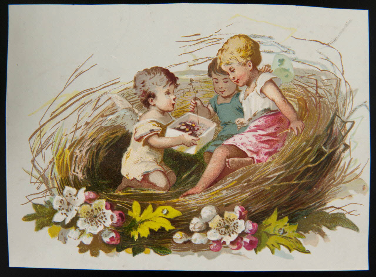 Gombert carte réclame chromo Paris 1890-1914 1995.1.3696.3 Photo