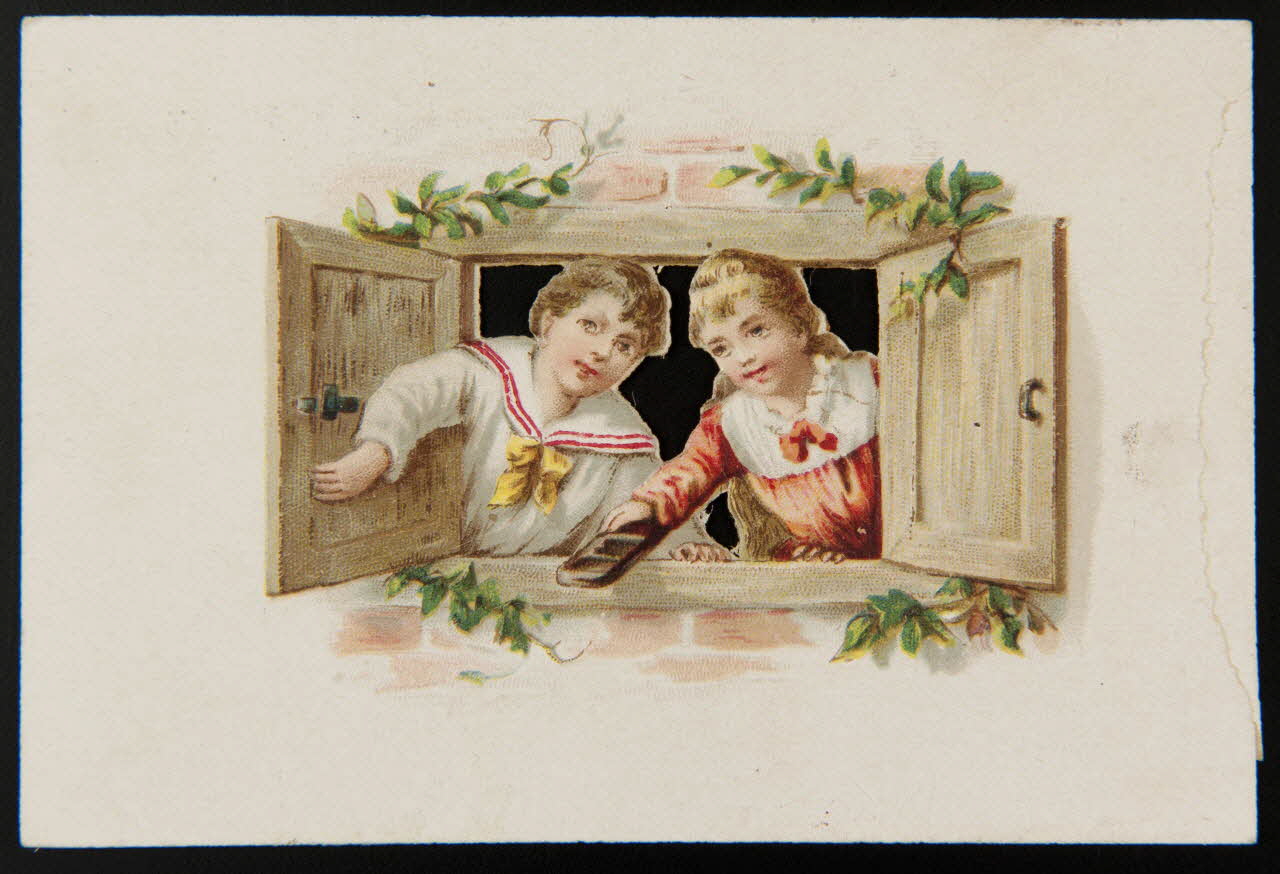 Gombert carte réclame chromo Paris 1890-1914 1995.1.3697.1 Photo