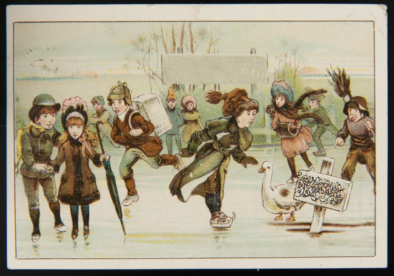 Gombert (éditeur), Chanel E. carte réclame chromo Paris 1890-1914 1995.1.3700.3 Photo