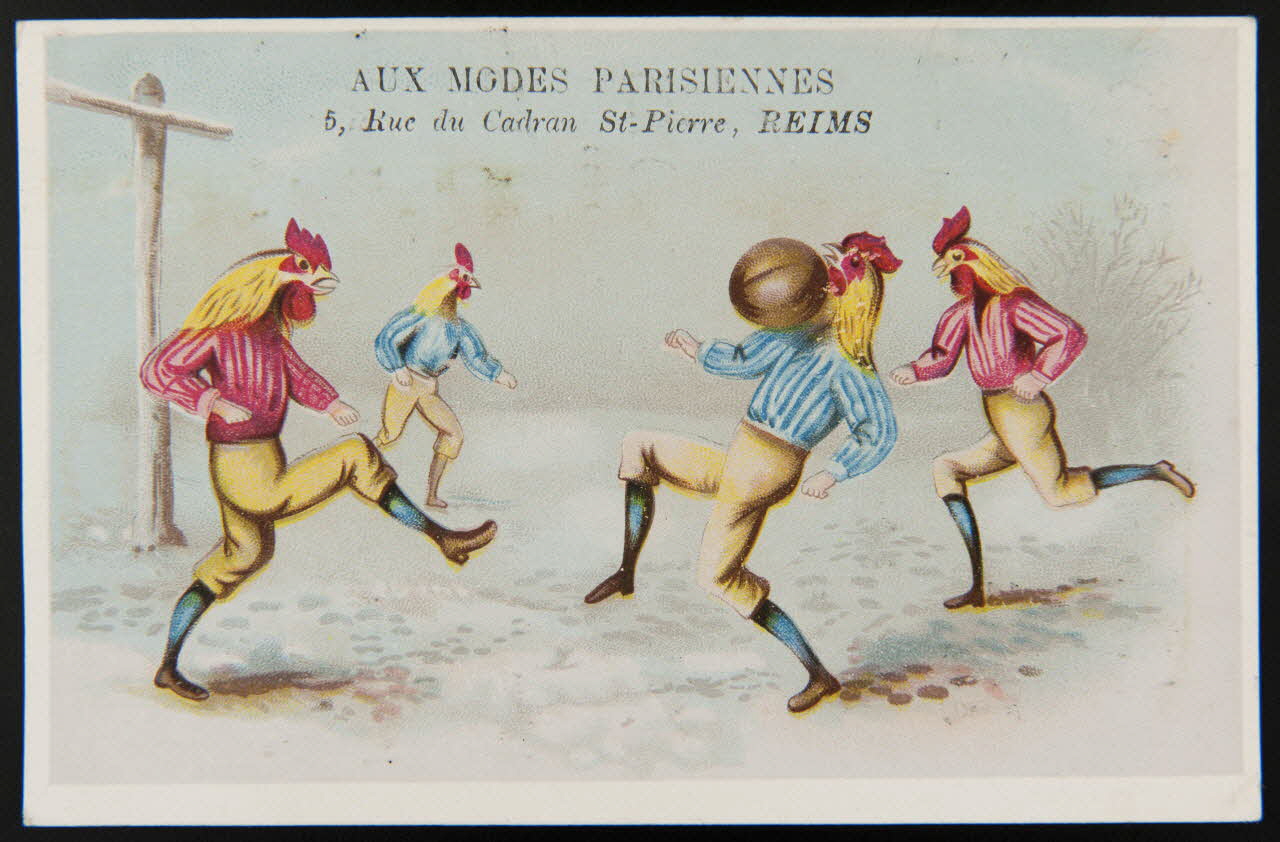 Gombert carte réclame chromo Halluin 1890-1914 1995.1.3701.1 Photo