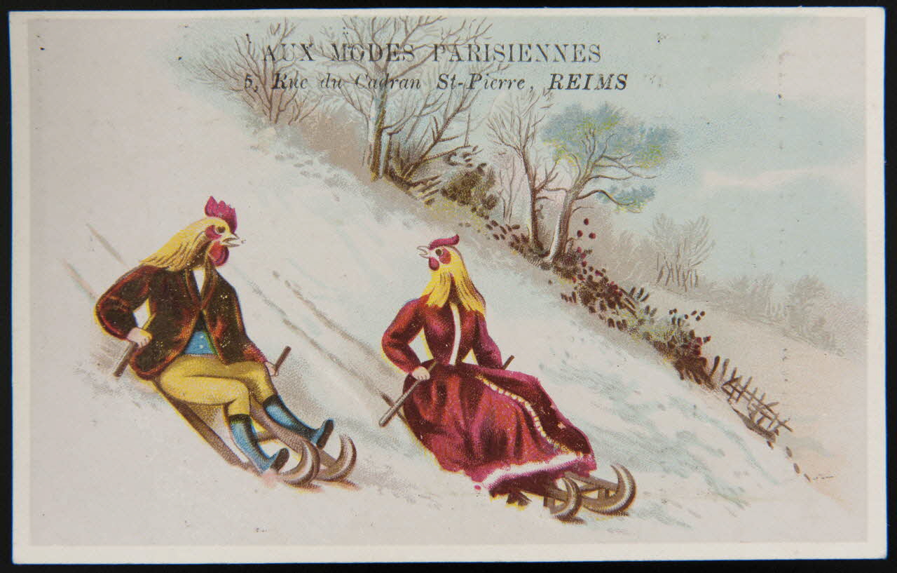 Gombert carte réclame chromo Halluin 1890-1914 1995.1.3701.3 Photo