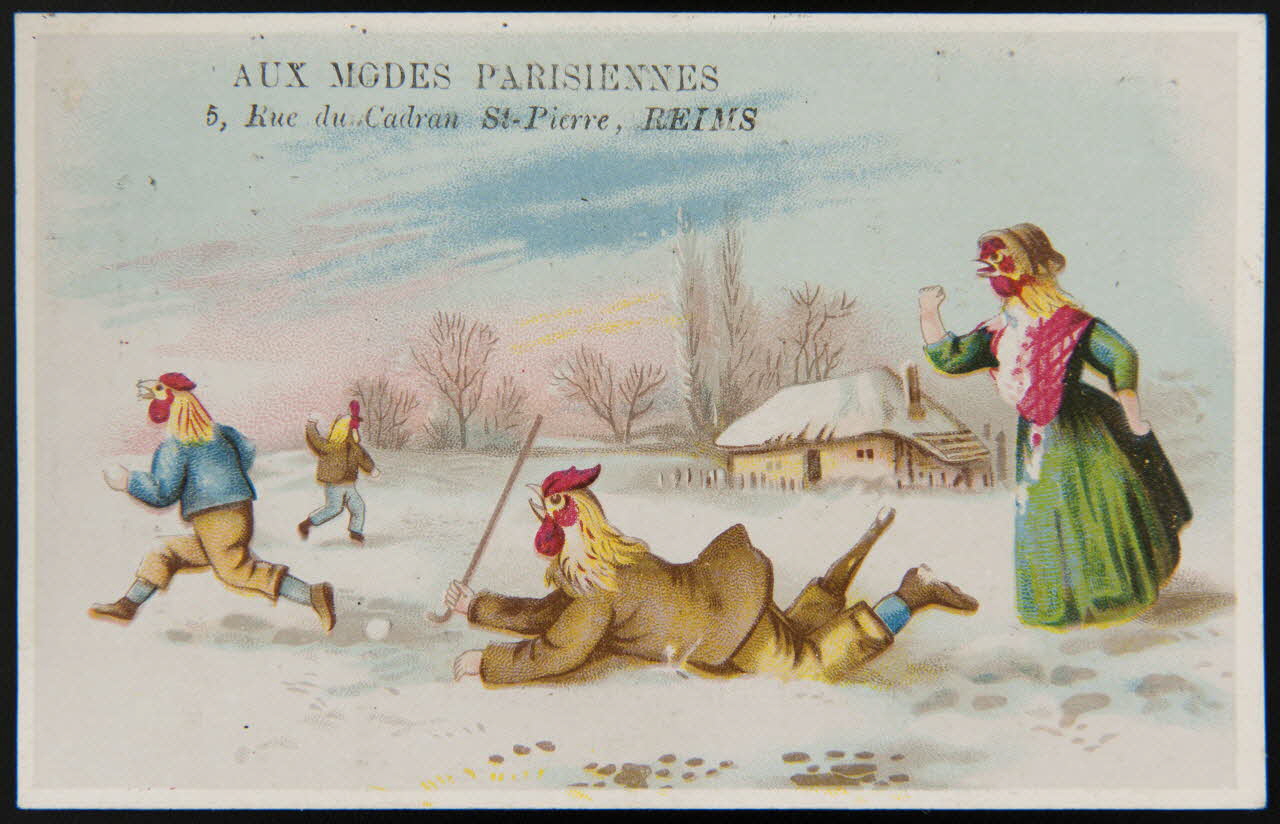 Gombert carte réclame chromo Halluin 1890-1914 1995.1.3701.4 Photo