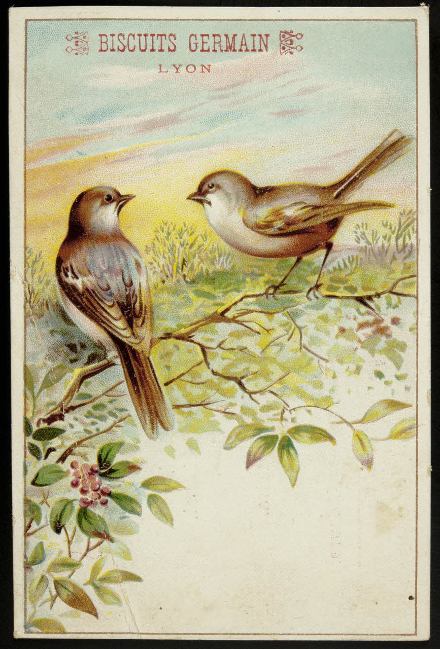 Gombert carte réclame chromo Halluin 1890-1914 1995.1.3705.3 Photo
